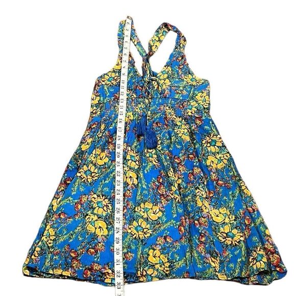 Free People Blue Combo Multicolor Dress, Size S, NWT - Picture 7 of 8
